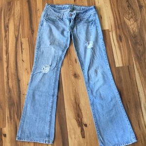 American eagle jeans favorite boyfriend size 0